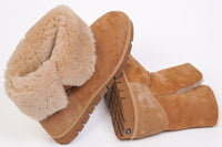Bota Pantufa em pele meio cano quintas de seia serra da estrela5