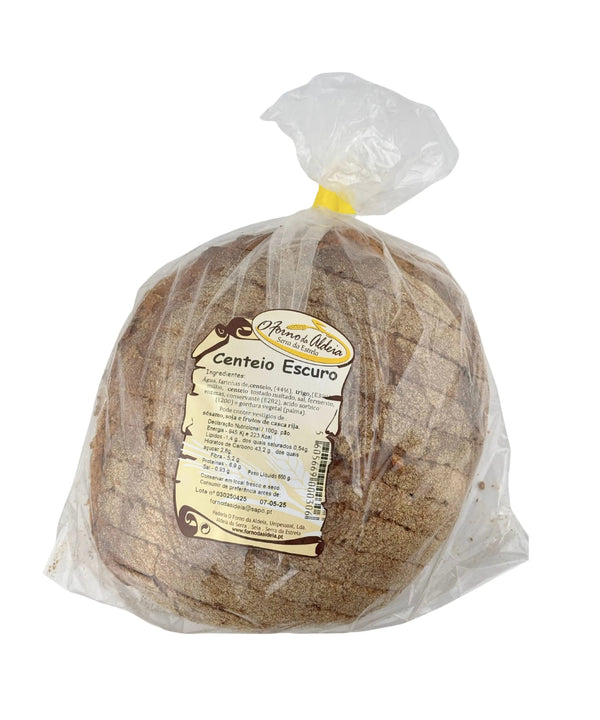 Pão Centeio Escuro Fatiado