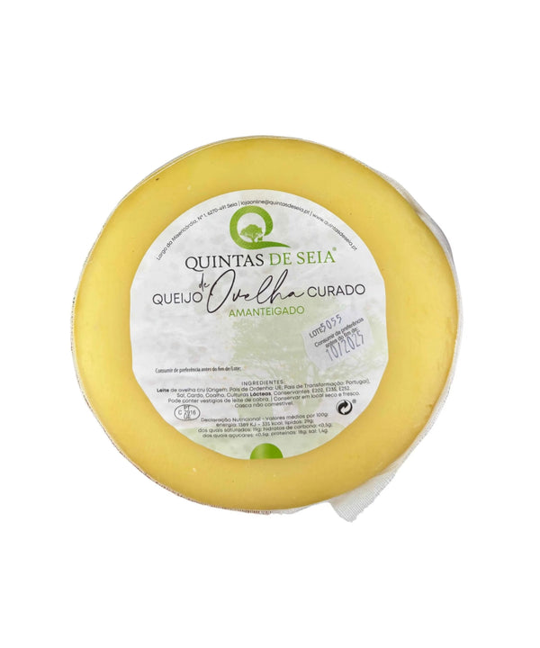 Queijo De Ovelha Amanteigado Quintas De Seia em Vácuo 500g