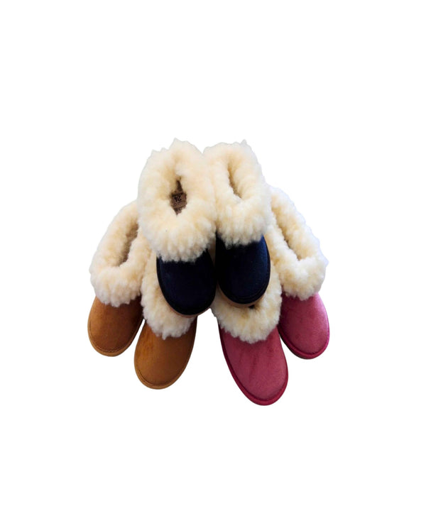 Pantufas Serra da Estrela de Criança C/ Sola de Borracha