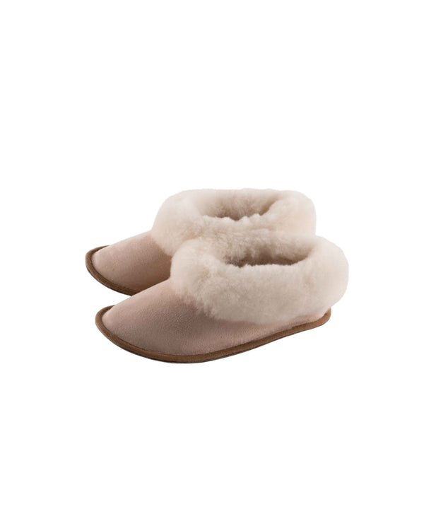 Pantufas Serra da Estrela Em Pele Natural C/ Sola De Pele P/ Criança